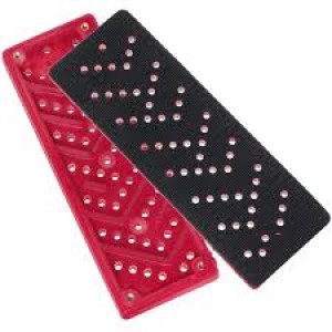 3M 28784 Hookit Πέλμα Πλάκα Τριβείου Αέρος, 70 mm x 198 mm x 12.7 mm, Πολύτρυπο 3M 28784 Hookit Πέλμα Πλάκα Τριβείου Αέρος, 70 mm x 198 mm x 12.7 mm, Πολύτρυπο