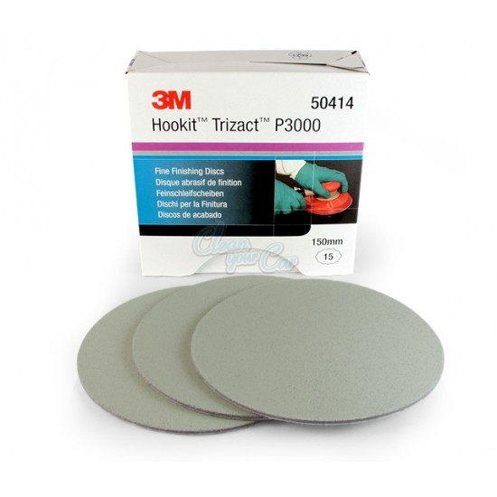 3M 50414 Trizact™ Hookit™ Λειαντικός Δίσκος από Αφρώδες Υλικό P3000 150mm 3M 50414 Trizact™ Hookit™ Λειαντικός Δίσκος από Αφρώδες Υλικό P3000 150mm
