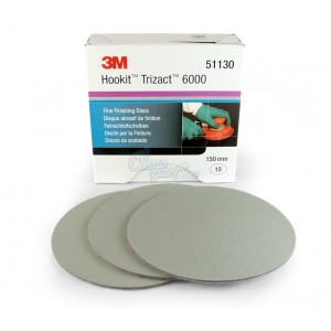 3M 51130 Trizact™ Hookit™ Λειαντικός Δίσκος από Αφρώδες Υλικό P6000 150mm 3M 51130 Trizact™ Hookit™ Λειαντικός Δίσκος από Αφρώδες Υλικό P6000 150mm