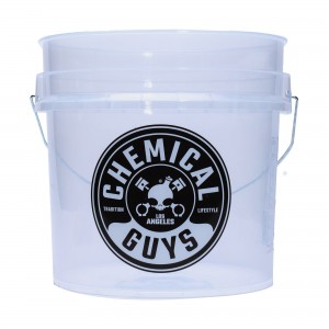 Chemical Guys Κουβάς Πλαστικός Διάφανος Heavy Duty με λογότυπο 17lt Chemical Guys Κουβάς Πλαστικός Διάφανος Heavy Duty με λογότυπο 17lt