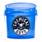 Chemical Guys Κουβάς Πλαστικός Διάφανος Μπλε Heavy Duty με λογότυπο 17lt