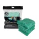 Chemical Guys Happy Ending Edgeless Microfiber Towel Πράσινη 40x40cm σετ 3 τμχ