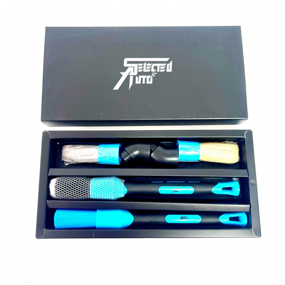 Selected Auto Σετ Πινέλων Detailing Καθαρισμού Αυτοκινήτου Selected Auto Σετ Πινέλων Detailing Καθαρισμού Αυτοκινήτου