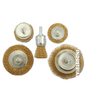 Tolsen 77552 Τροχόβουρτσα με Αξονάκι σετ 5 τμχ Tolsen 77552 Τροχόβουρτσα με Αξονάκι σετ 5 τμχ