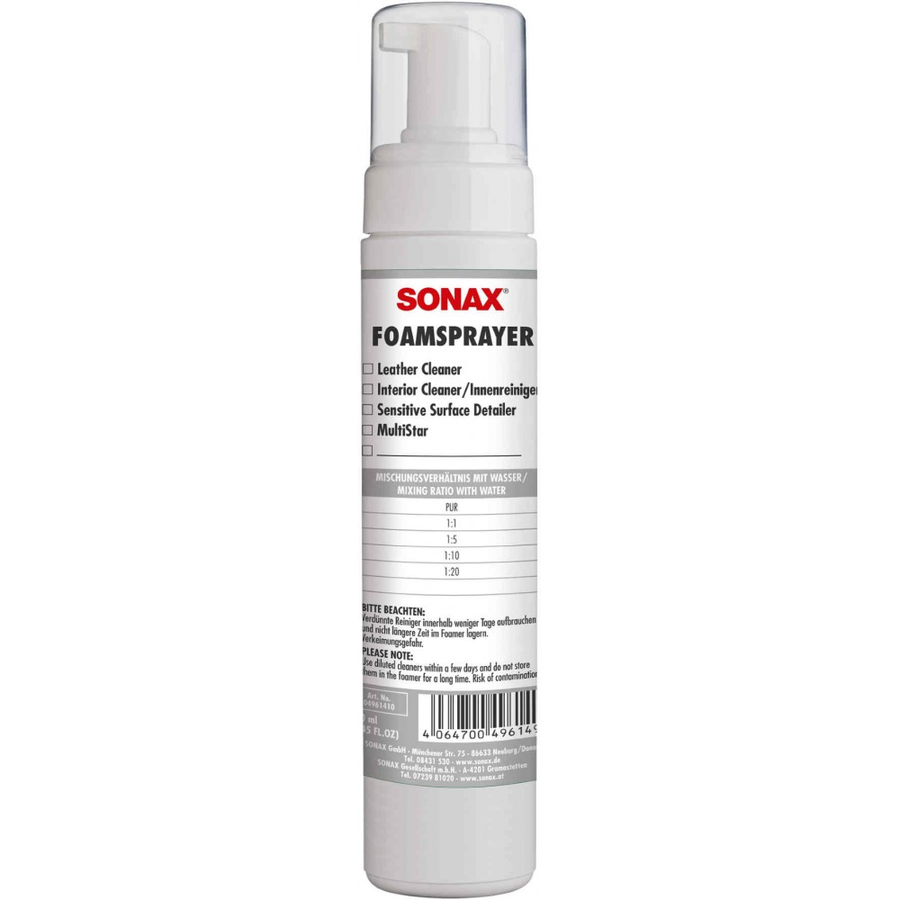 Sonax Profine Επαγγελματικό Μπουκάλι Ψεκασμού & Παραγωγής Αφρού 250ml Sonax Profine Επαγγελματικό Μπουκάλι Ψεκασμού & Παραγωγής Αφρού 250ml